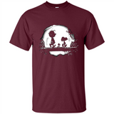 Snoopy The Peanuts Walking To The Moon