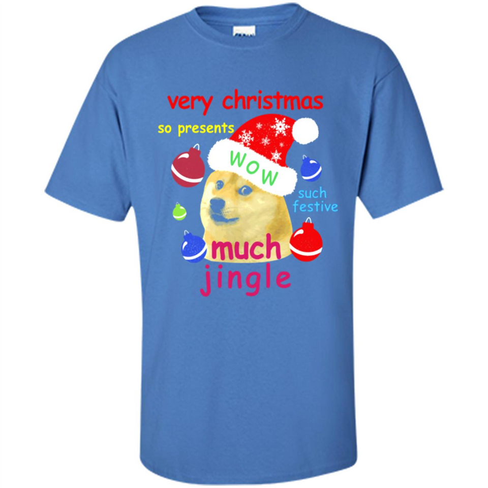 Christmas Doge Meme Shirts Funny Santa Shiba Inu Dog - Shirt