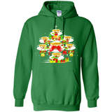 Tea Christmas Tree T-shirt Funny Tea Xmas Gift