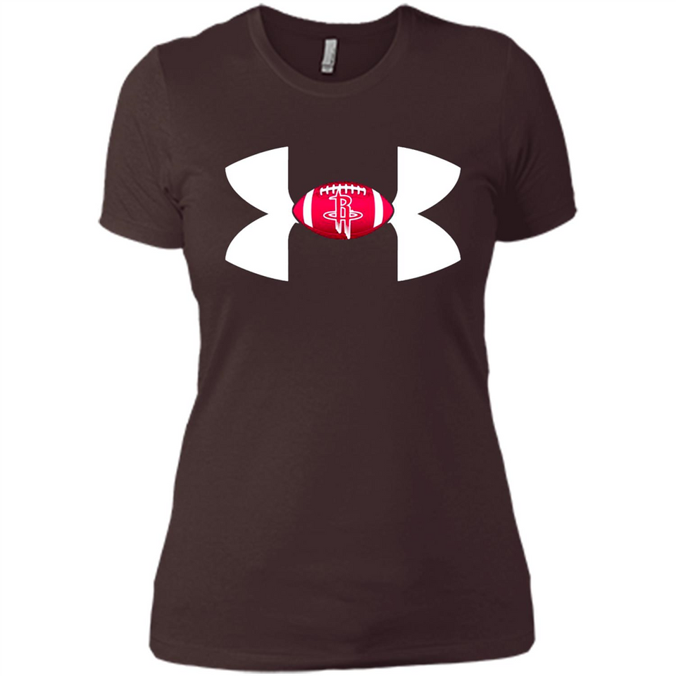 Houston Rockets Under Armour Logo - Ladies' Boyfriend T-Shirt