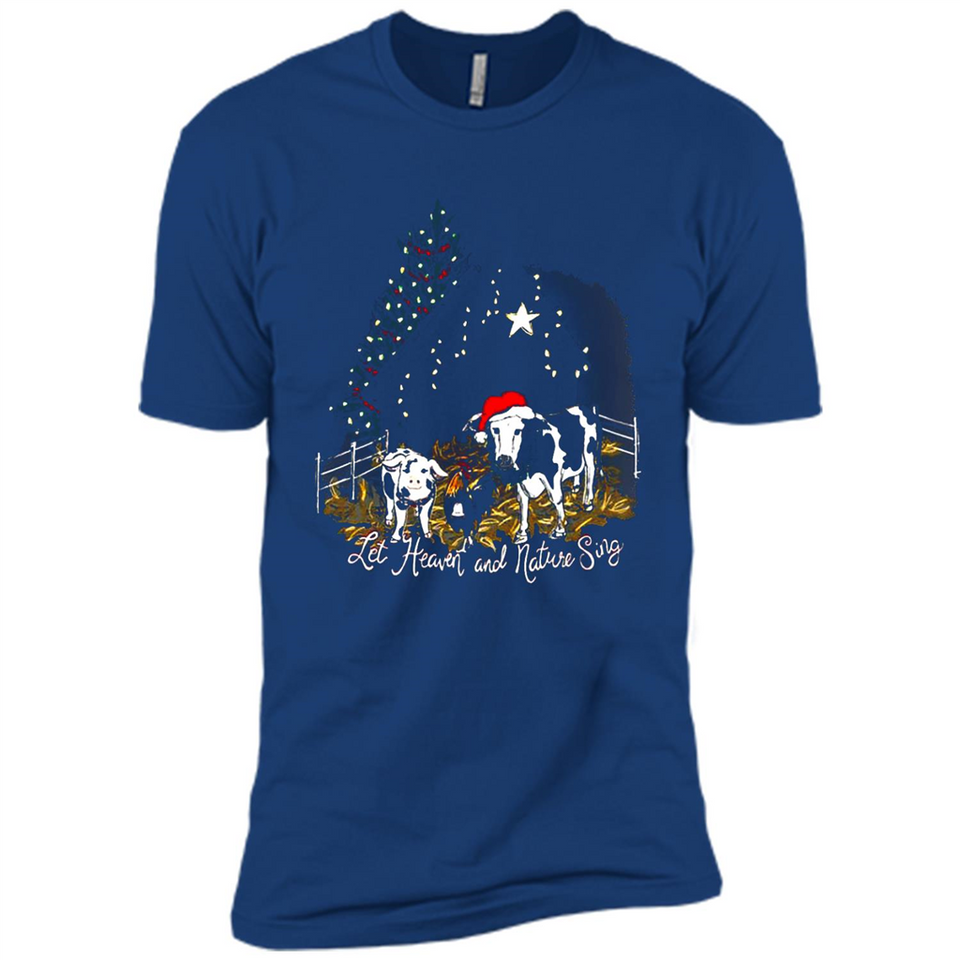 Let Heaven And Nature Sing Christmas Sweater PINGPONG - Premium Short Sleeve T-Shirt