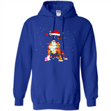 Christmas Lights Boxer Dog Funny Xmas Sweatshirt - Hoodie