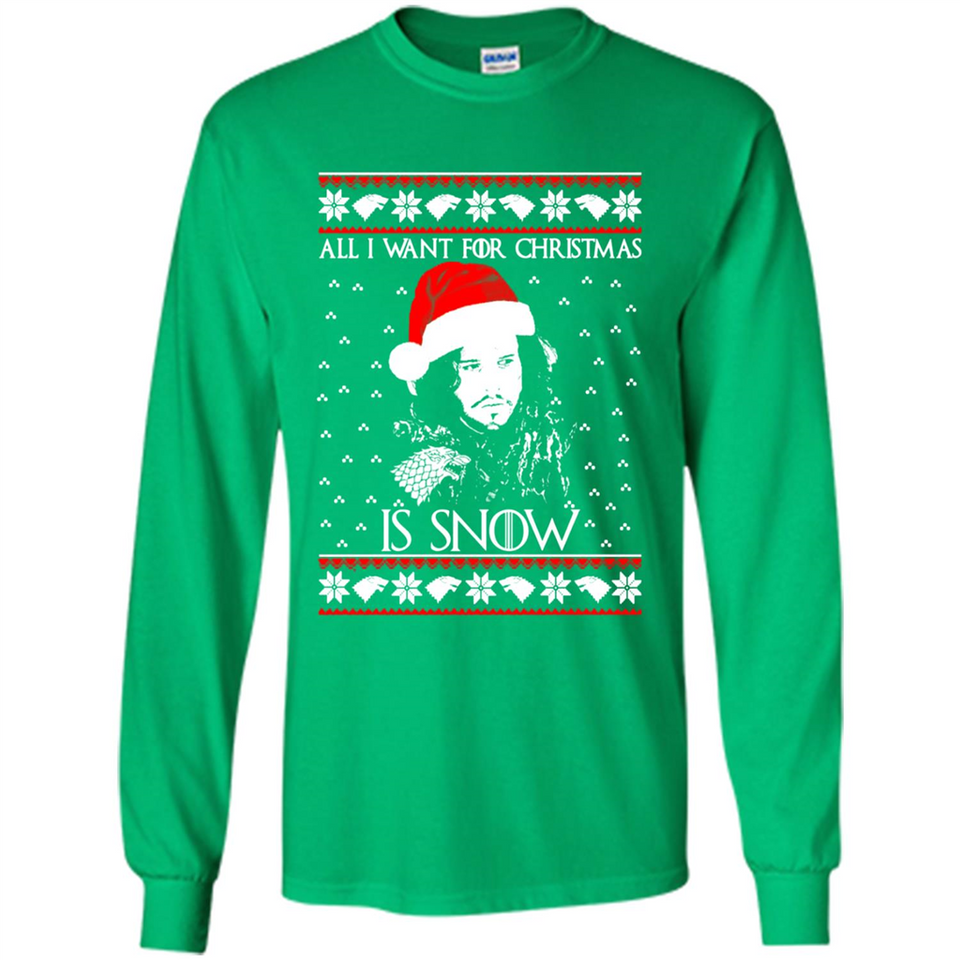 All I Want for Christmas is Snow ugly sweater PINGPONG