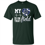 Notre Dame Fighting Irish Football My Heart is on that Field - Shirt