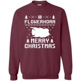 Flowerhorn Christmas T-shirt, Ugly Christmas Sweater - Sweatshirt