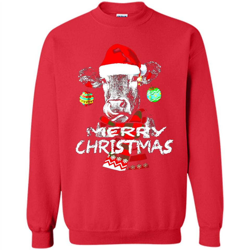 Fabulous Mooey christmas Heifers Cow Christmas lights - Sweatshirt