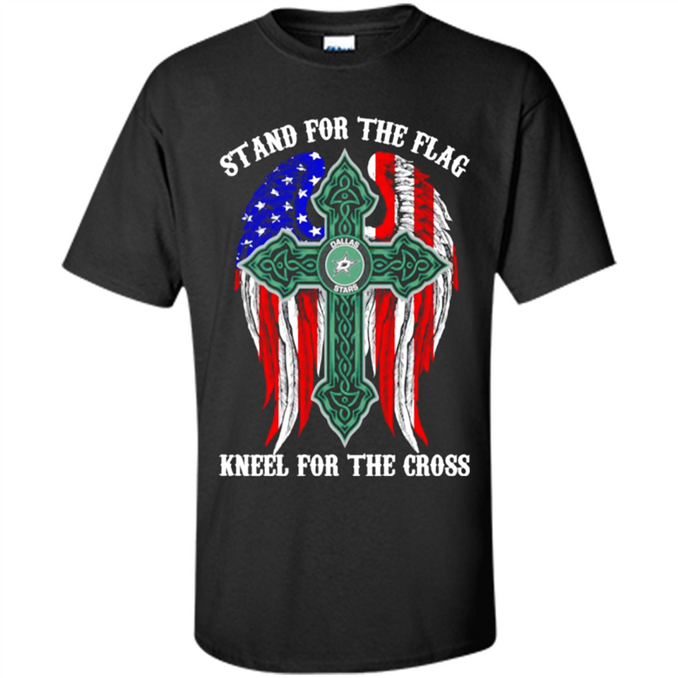 Dallas Stars - stand for the flag kneel for the cross