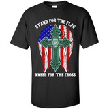 Dallas Stars - stand for the flag kneel for the cross