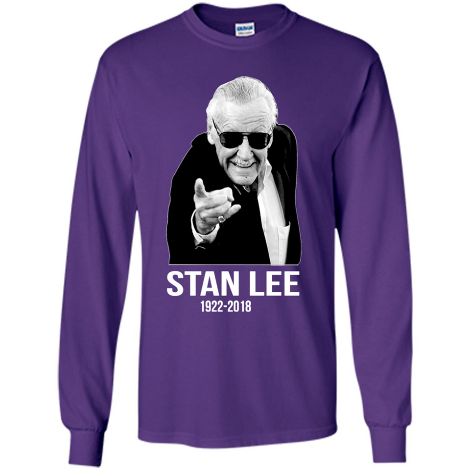 Stan Lee Rip 1922-2018 - Long Sleeve T-Shirt