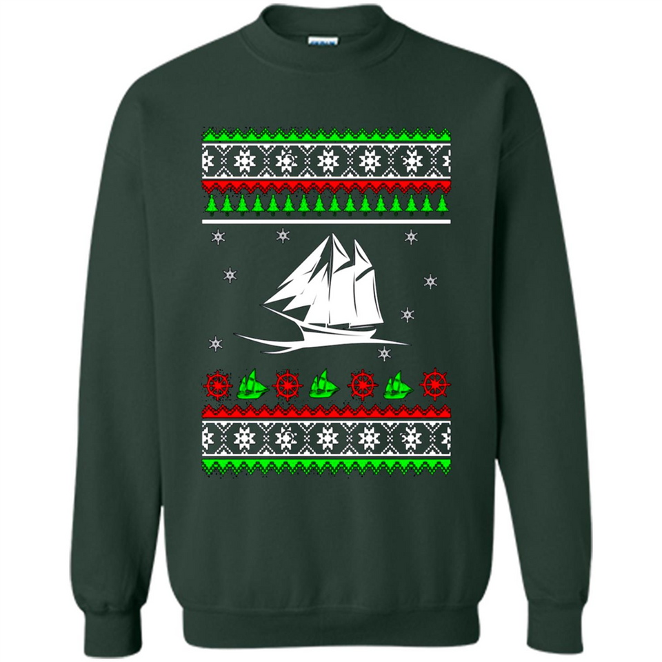 Nautical Anchor Ugly Christmas sweater PINGPONG