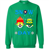 Snow Day Shirt For Houston Astros Vs Minion Fans pingpong