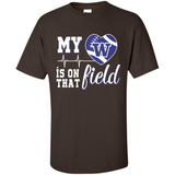 Washington Huskies Football My Heart is on that Field - Shirt