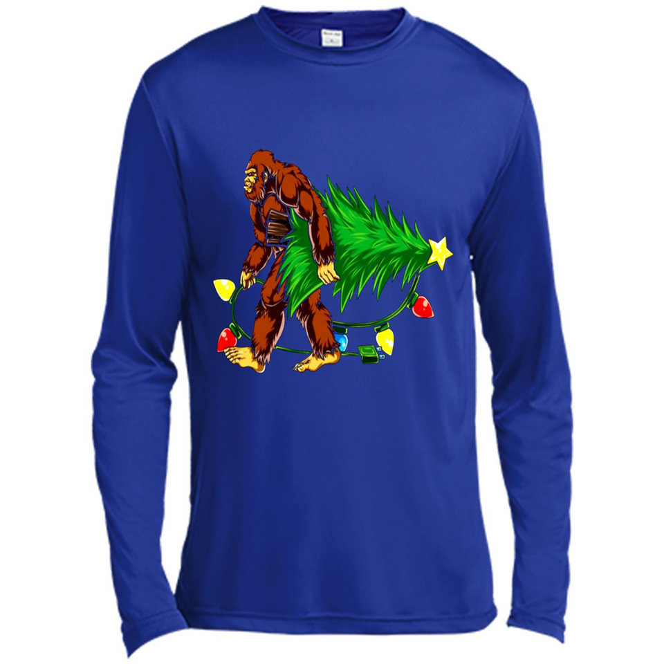 Hugging Christmas Tree Bigfoot PING PONG