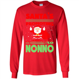 Santa's Promoting Me To Nonno - Long Sleeve T-Shirt