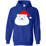 Funny Hamster Christmas t-shirt Santa Hat - Hoodie