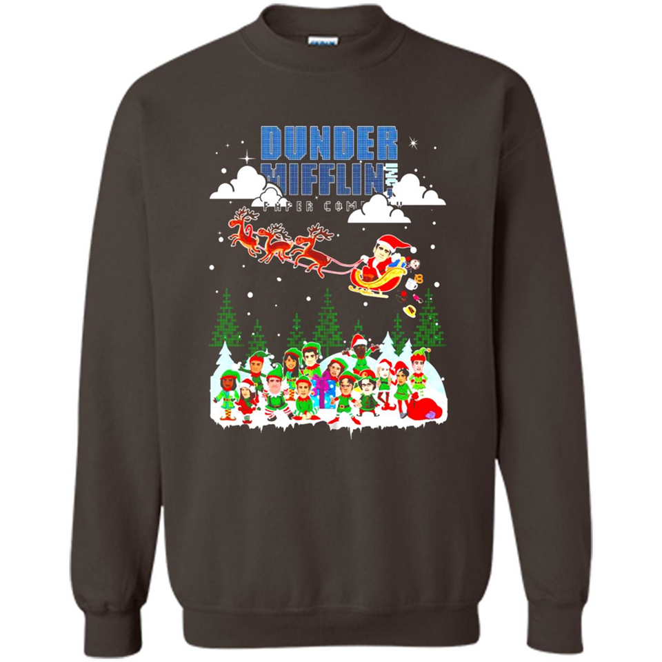 NBC The Office Dunder Mifflin Ugly Christmas Sweater PINGPONG
