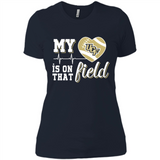UCF Knights Football My Heart is on that Field - Ladies' Boyfriend T-Shirt