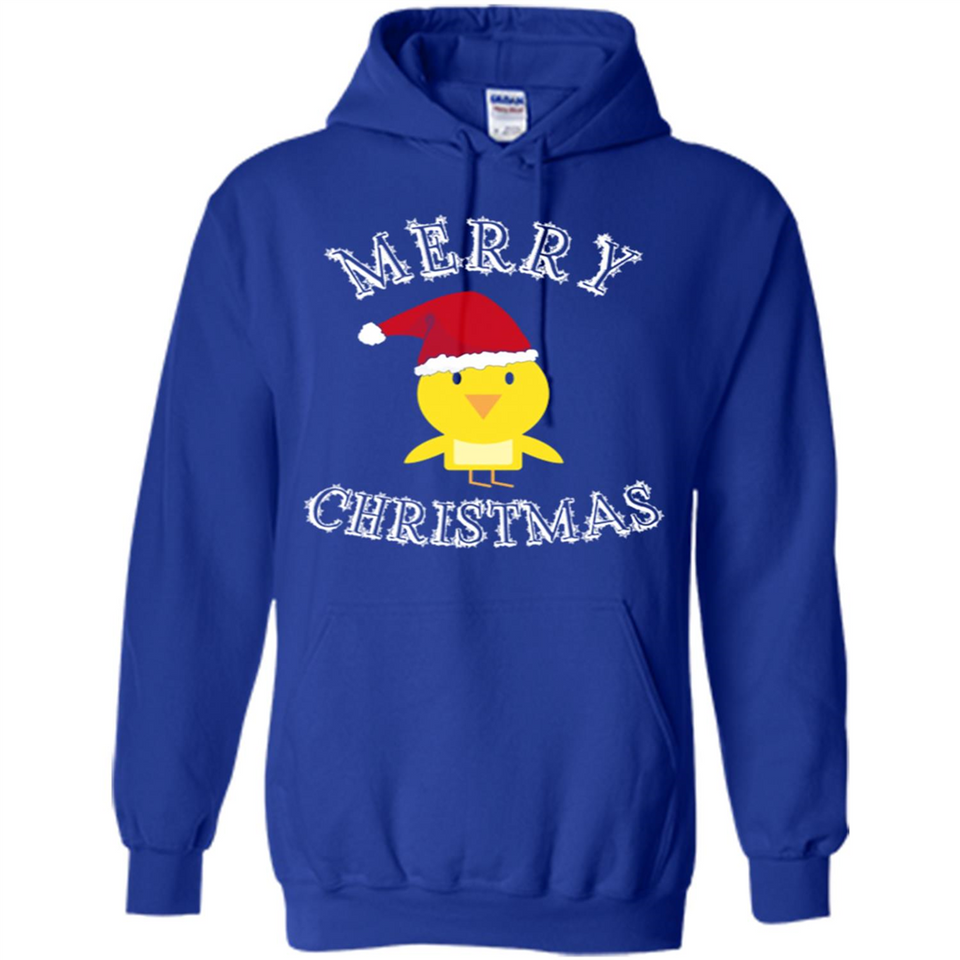 Bird Santa Merry Christmas T-Shirt - Birds Watchers Xmas - Hoodie
