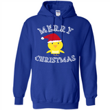 Bird Santa Merry Christmas T-Shirt - Birds Watchers Xmas - Hoodie