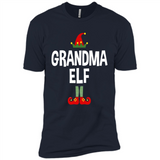 Grandma Elf Shirt -Family Matching Christmas Pajamas - Premium Short Sleeve T-Shirt