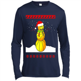 Basketball Santa Funny Christmas - Canvas Long Sleeve T-Shirt