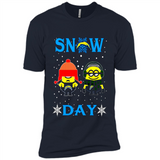Snow Day Shirt For Los Angeles Chargers Vs Minion Fans pingpong