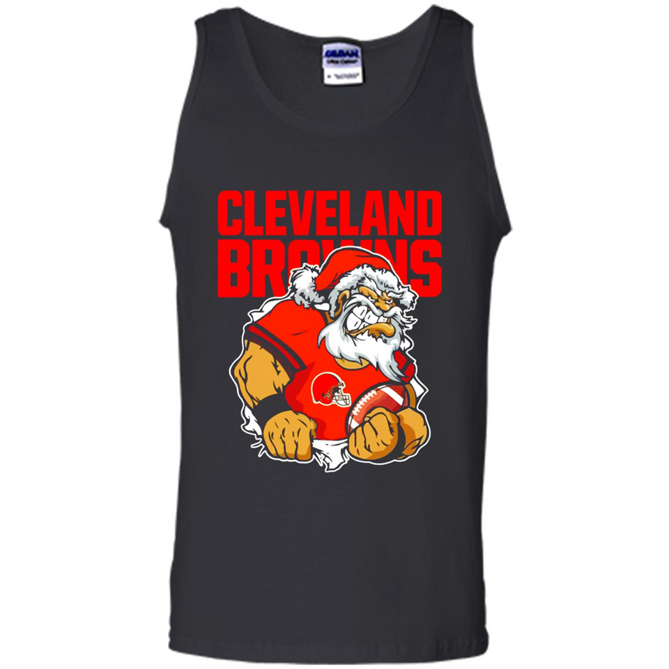 Grumpy Santa Claus Cleveland Browns Football Team PINGPONG
