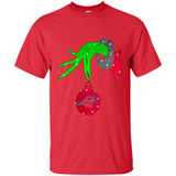 GRINCH HAND HOLDING CAROLINA PANTHER GLITTER CHRISTMAS PINGPONG