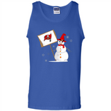 Tampa Bay Buccaneers Snowman Funny