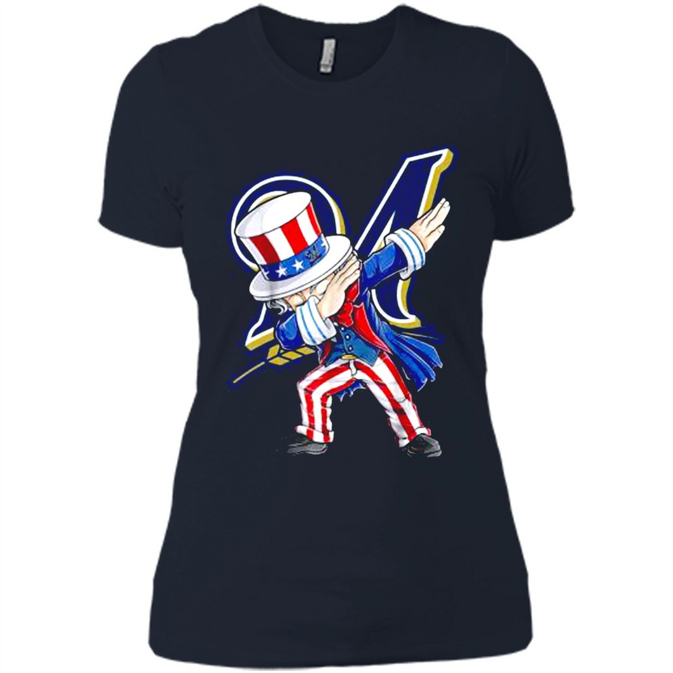 MLB MILWAUKEE BREWERS UNCLE SAM DABBING INDEPENDENCE DAY