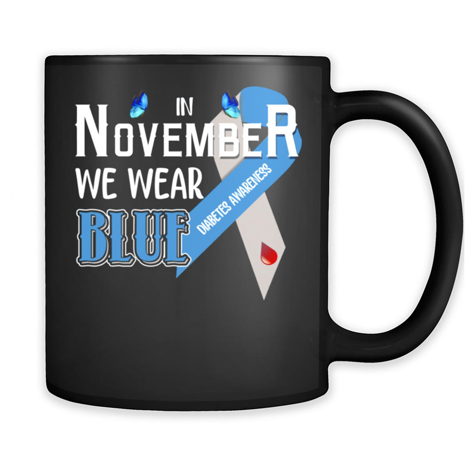 November We Wear Blue Diabetes Awareness
