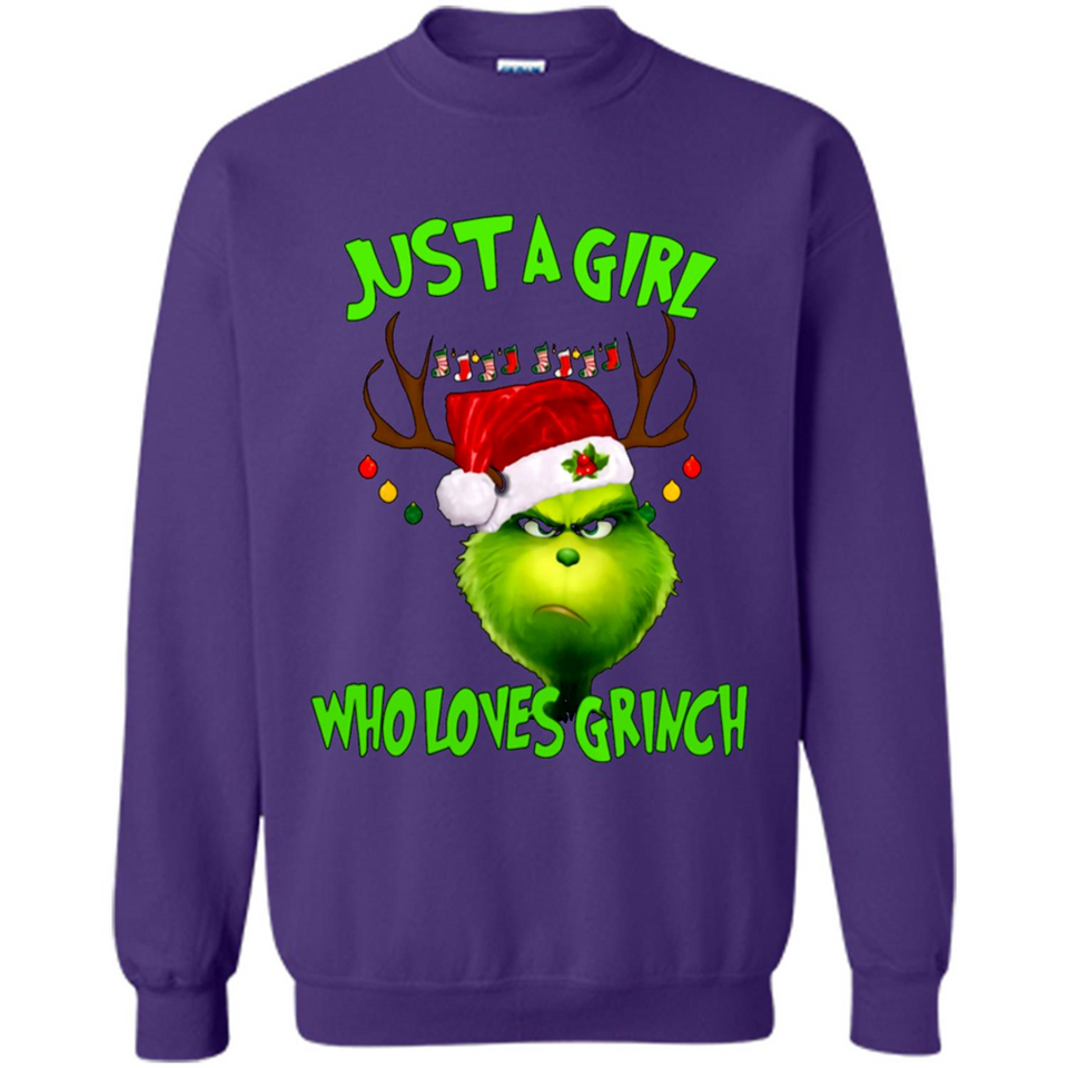 Just a Girl Who Loves Grinch Christmas PING PONG