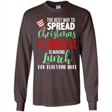 Spread Christmas Cheer Lunch Family Xmas Gift Ls - Long Sleeve T-Shirt
