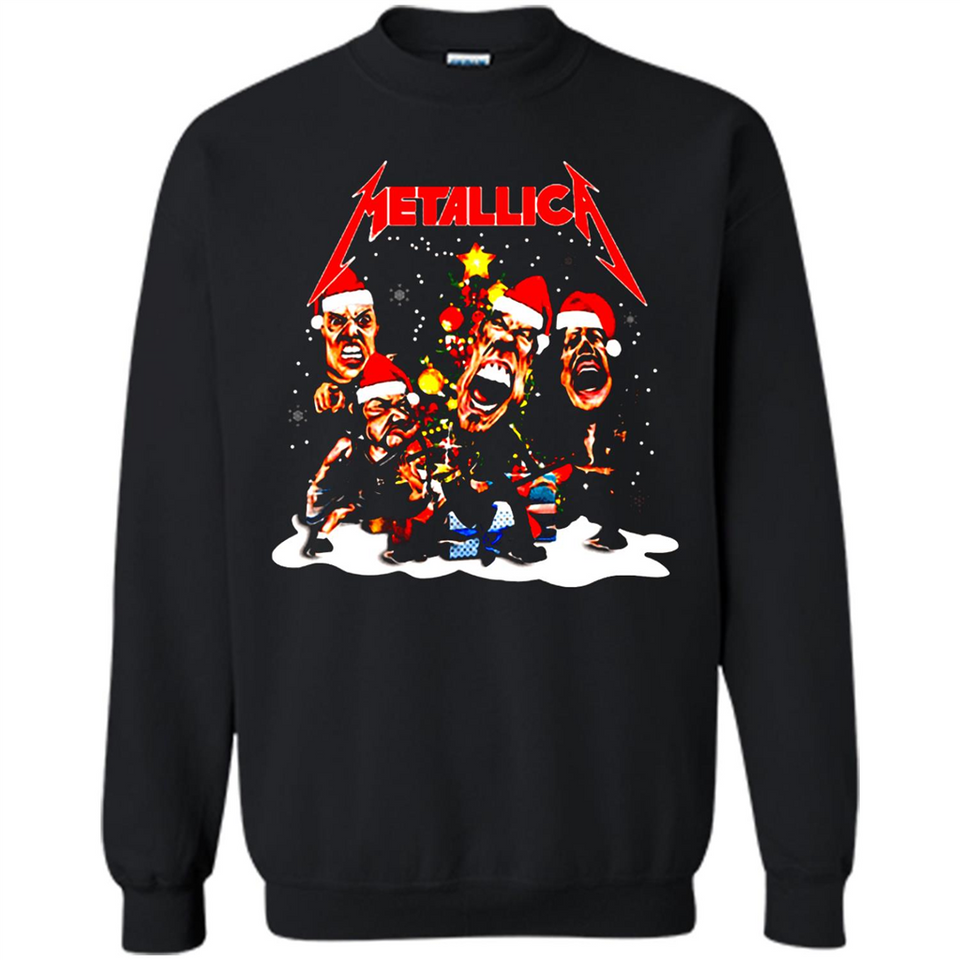 Metallica christmas sweatshirt hoodie long PINGPONG - Sweatshirt