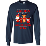 Never Underestimate A July Woman Watches Hallmark Movies Sweatshirt PINGPONG