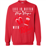 LIFE IS BETTER IN FLIP FLOPS WITH DR PEPPER