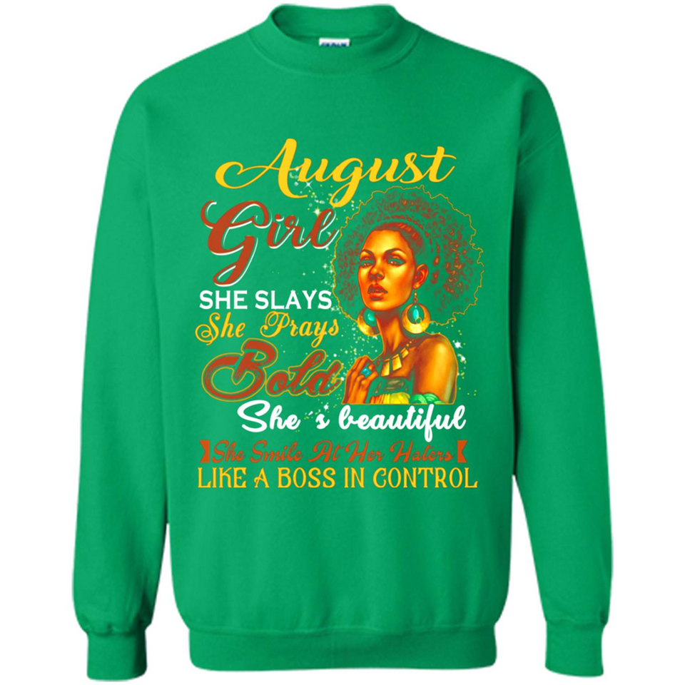 August Girl She Slays She Prays Beautiful Birthday PINGPONG
