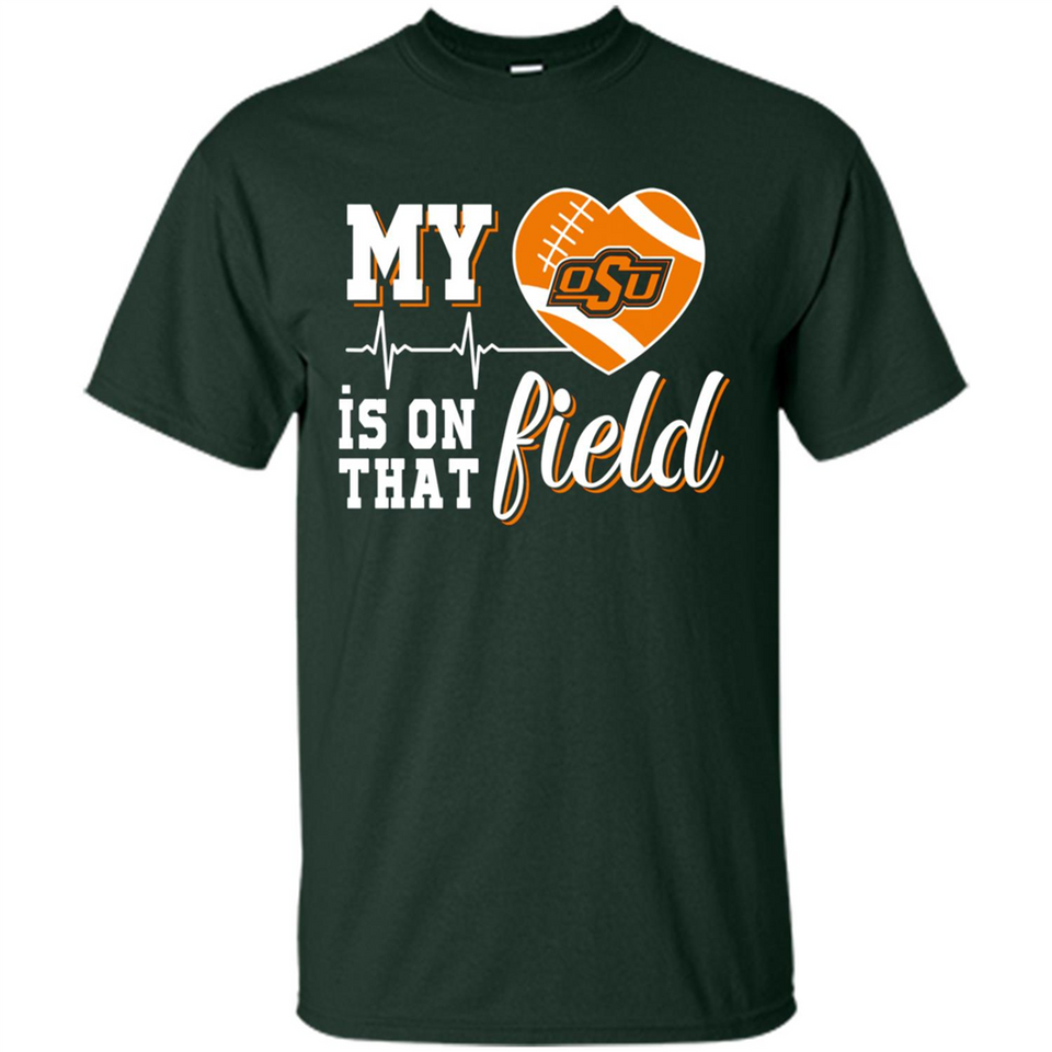 Oklahoma State Cowboys Football My Heart is on that Field - Shirt