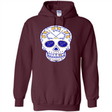 St. Louis Blues Hockey Sugar Skull Day of the Dead