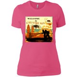 Paradise California Camp Fire Youth T-Shirt PINGPONG - Ladies' Boyfriend T-Shirt