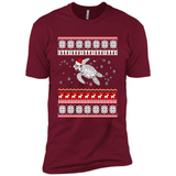 Sea Turtle Ugly Christmas T-Shirt - Premium Short Sleeve T-Shirt