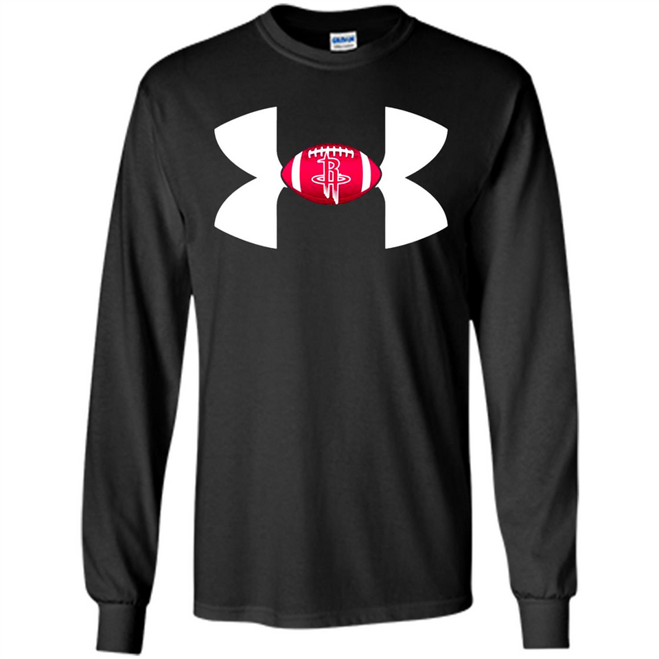 Houston Rockets Under Armour Logo - Long Sleeve T-Shirt