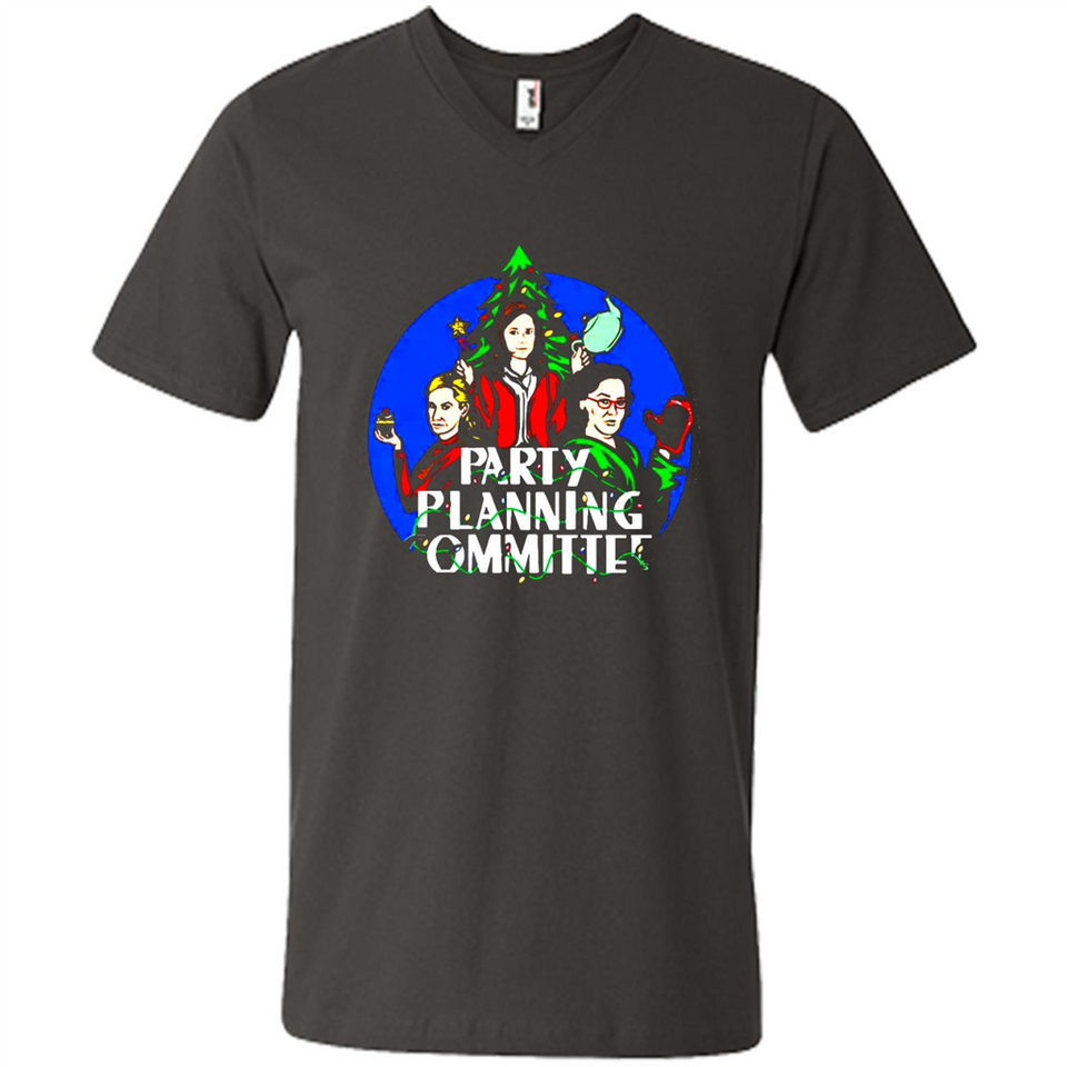 Christmas Party Planning Committee Sweatshirt - Men's V-Neck