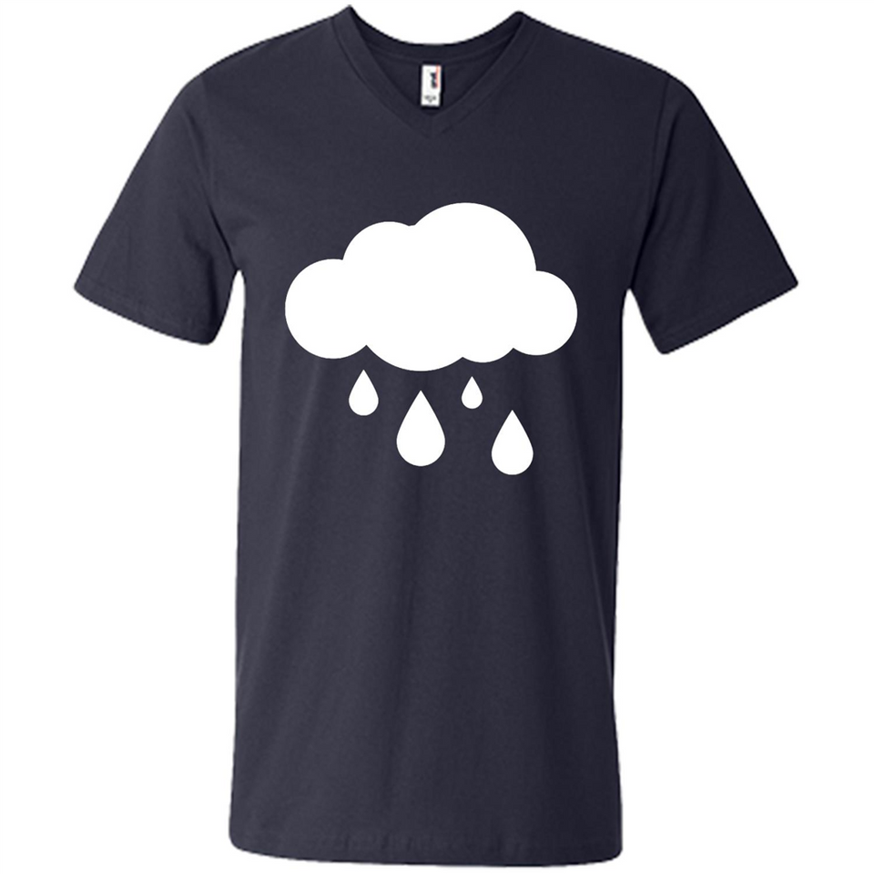 Rain Graphic Funny Black mugs PINGPONG - Men's V-Neck