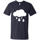 Rain Graphic Funny Black mugs PINGPONG - Men's V-Neck