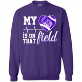 Abilene Christian Wildcats Football My Heart is on that Field - Sweatshirt