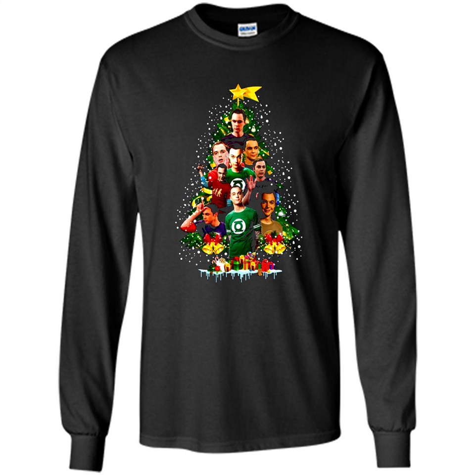 Sheldon Cooper Christmas tree sweater PINGPONG