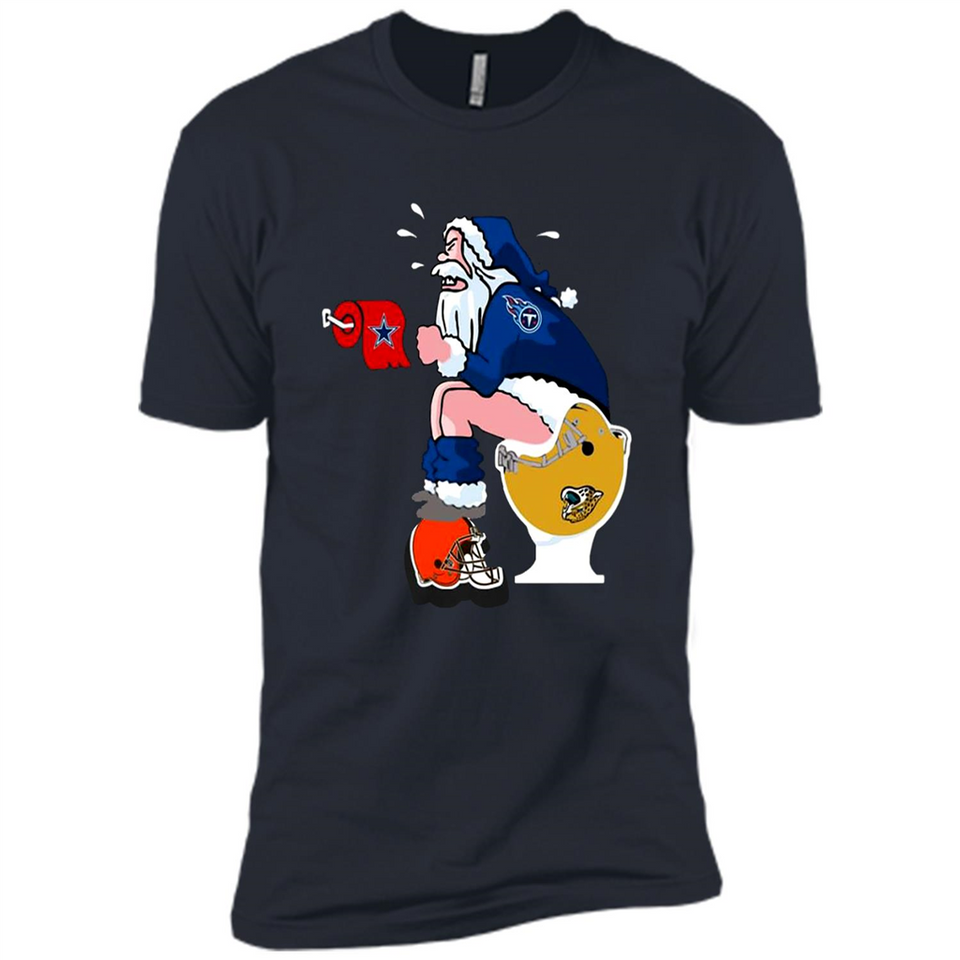 Tennessee Titans Santa Claus Toilet