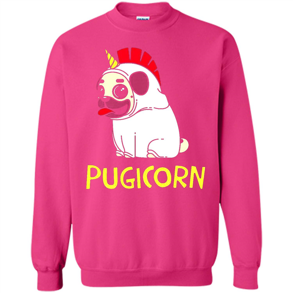 Pugicorn Pug Unicorn Funny Shirt PINGPONG - Sweatshirt