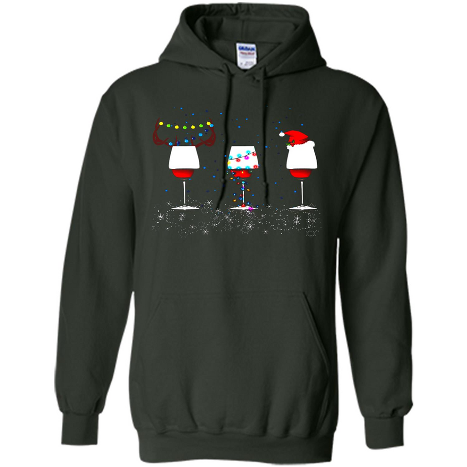 Christmas Red Wine Funny Merry Xmas Sweatshirt - Hoodie